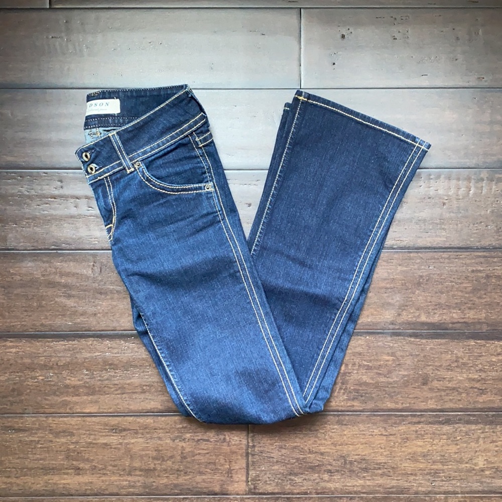 Hudson bootcut blue jeans